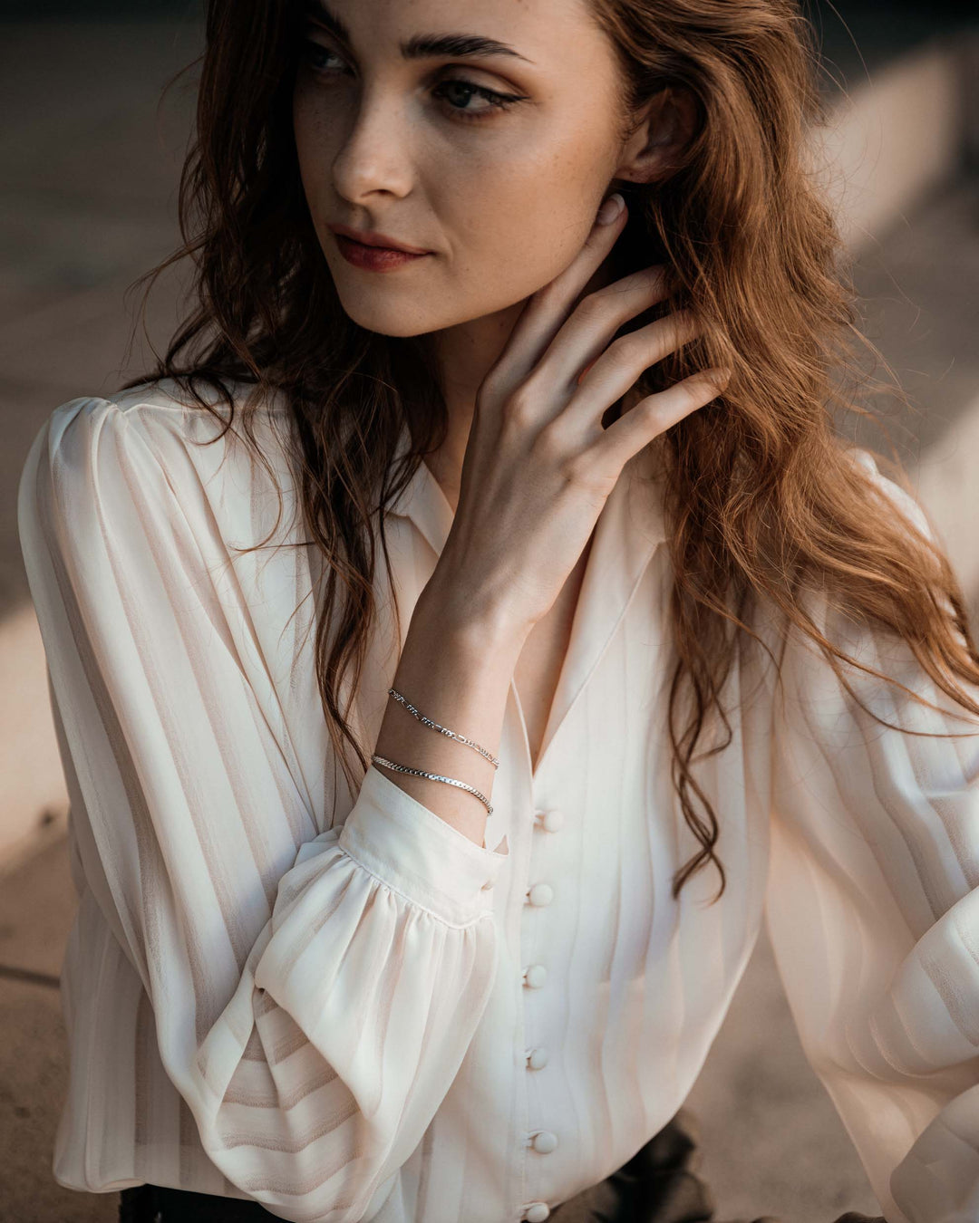 The Serpentine Bracelet - Silverhover image