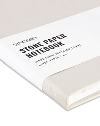 Stone Paper Notebook - Bone
