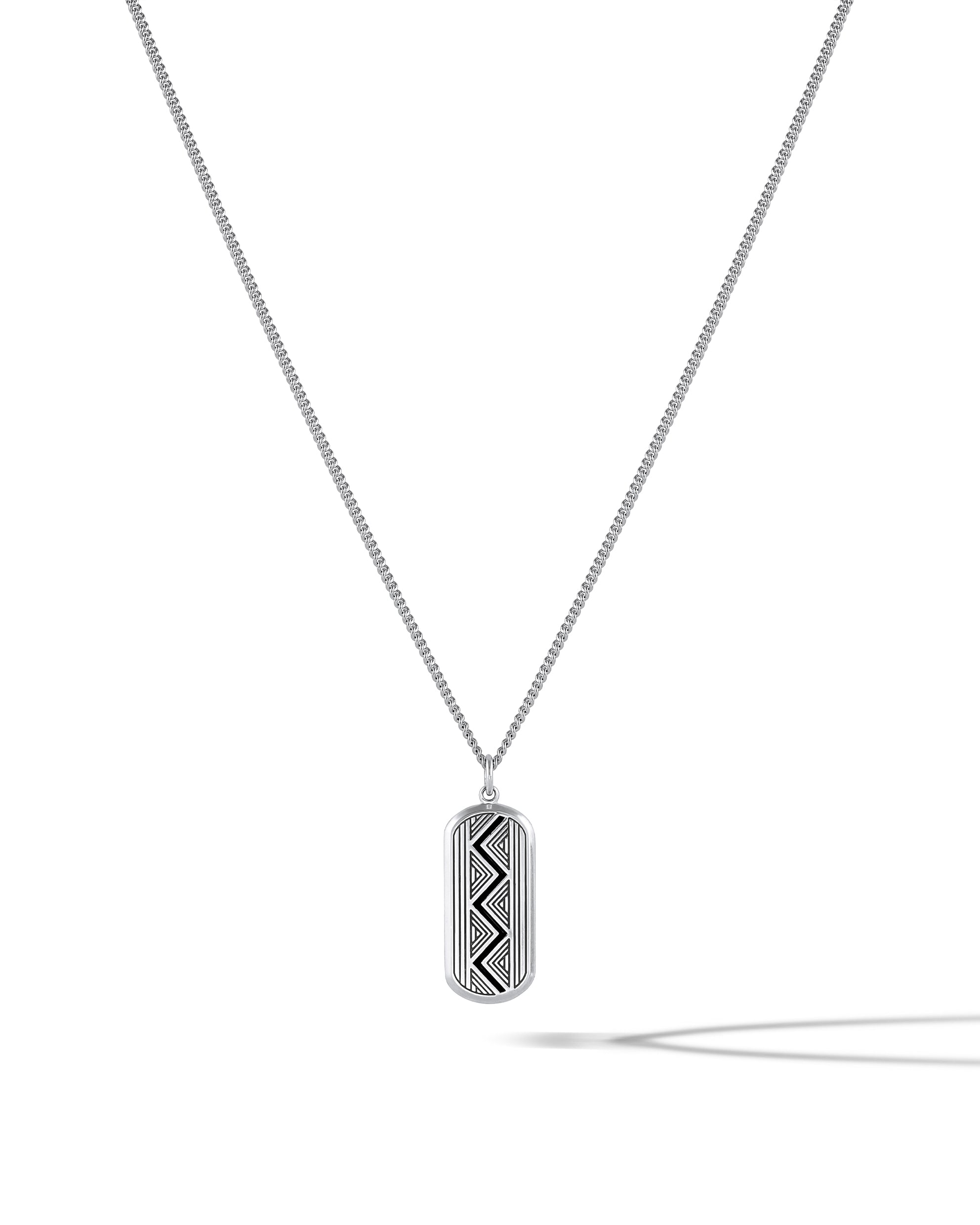 The Warrior Necklace - Brushed Silver | Vincero Watches | Vincero