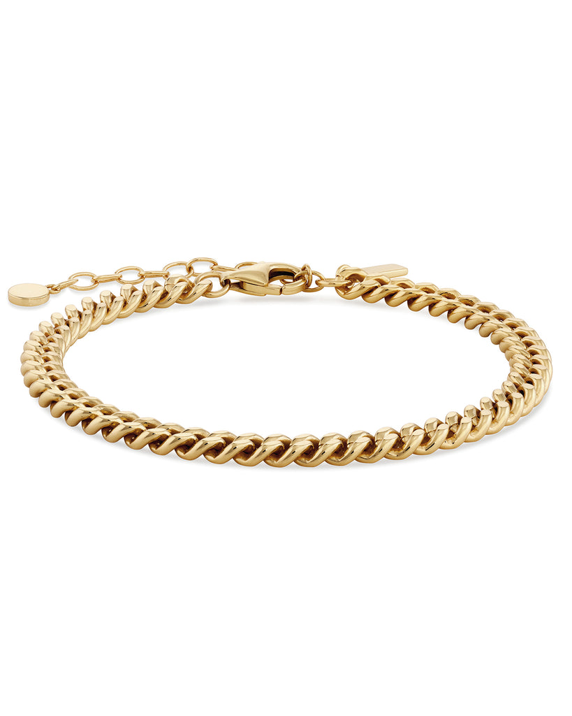 Chunky Curb Bracelet - Gold