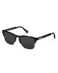 Men's Luxury Black Smoke/Silver Villa Sunglasses