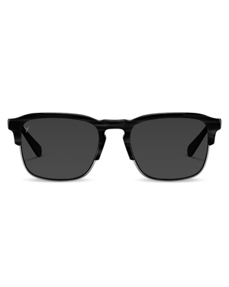 The Villa - Black Smoke/SilverVincero Mens Villa Black Smoke Sunglasses