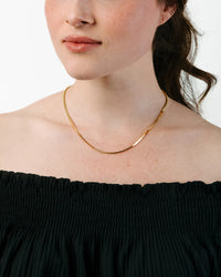 Women's Luxury Gold Snake Chain Necklace with Parrot Clasp