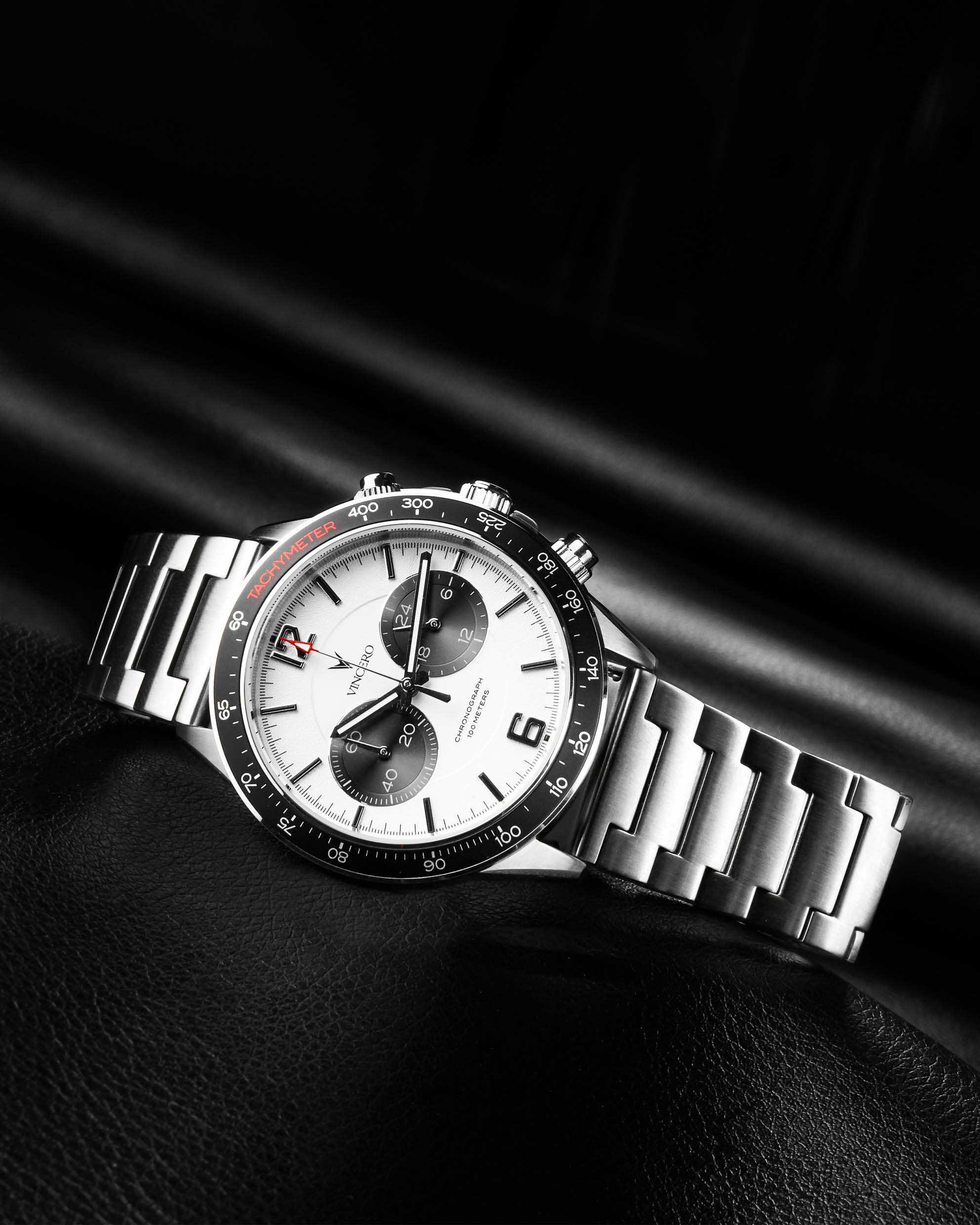 Apex Watch Silver & Black