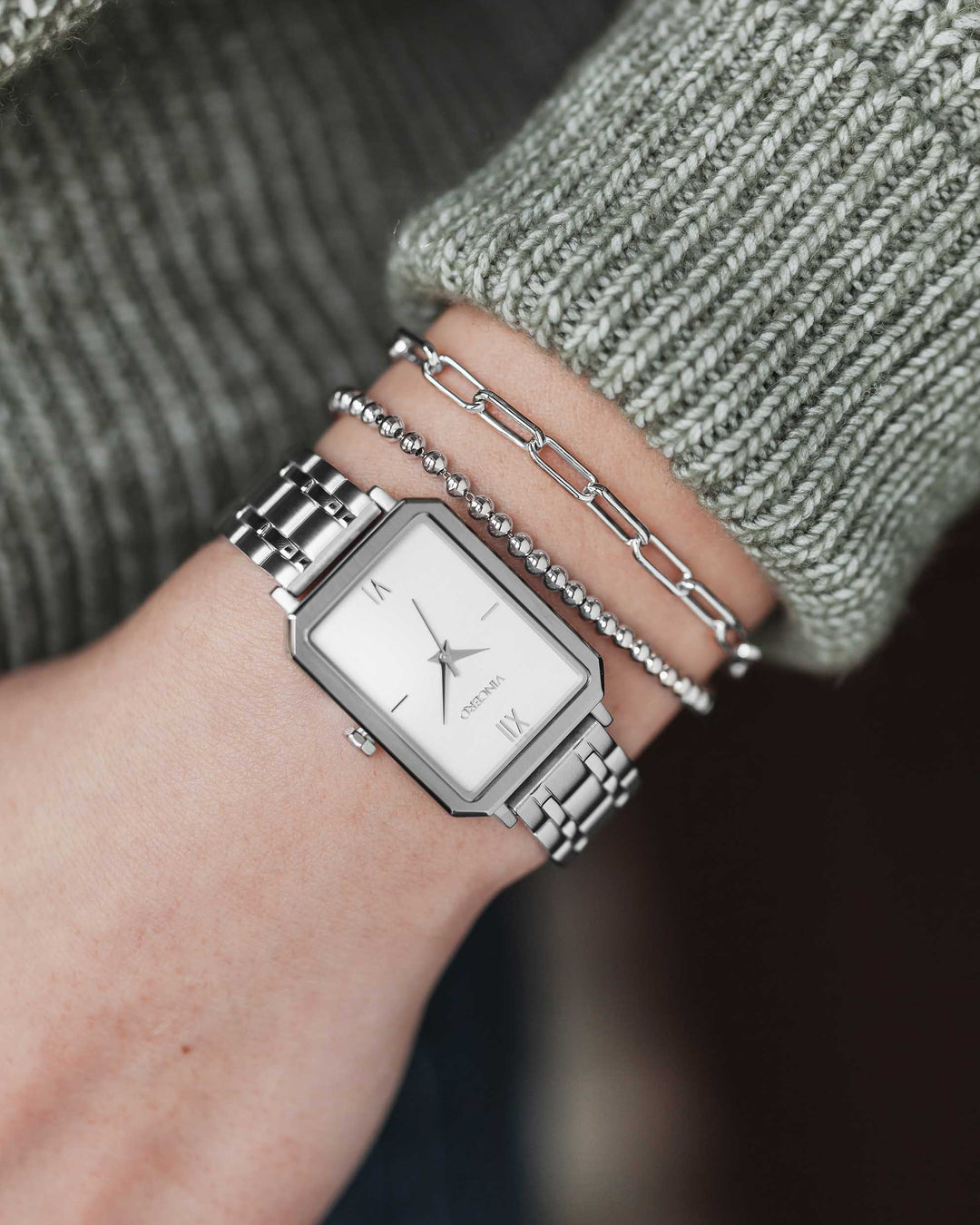 The Beaded Bracelet - Sterling Silverhover image