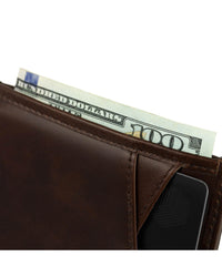 Mens Cardholder wallet brown