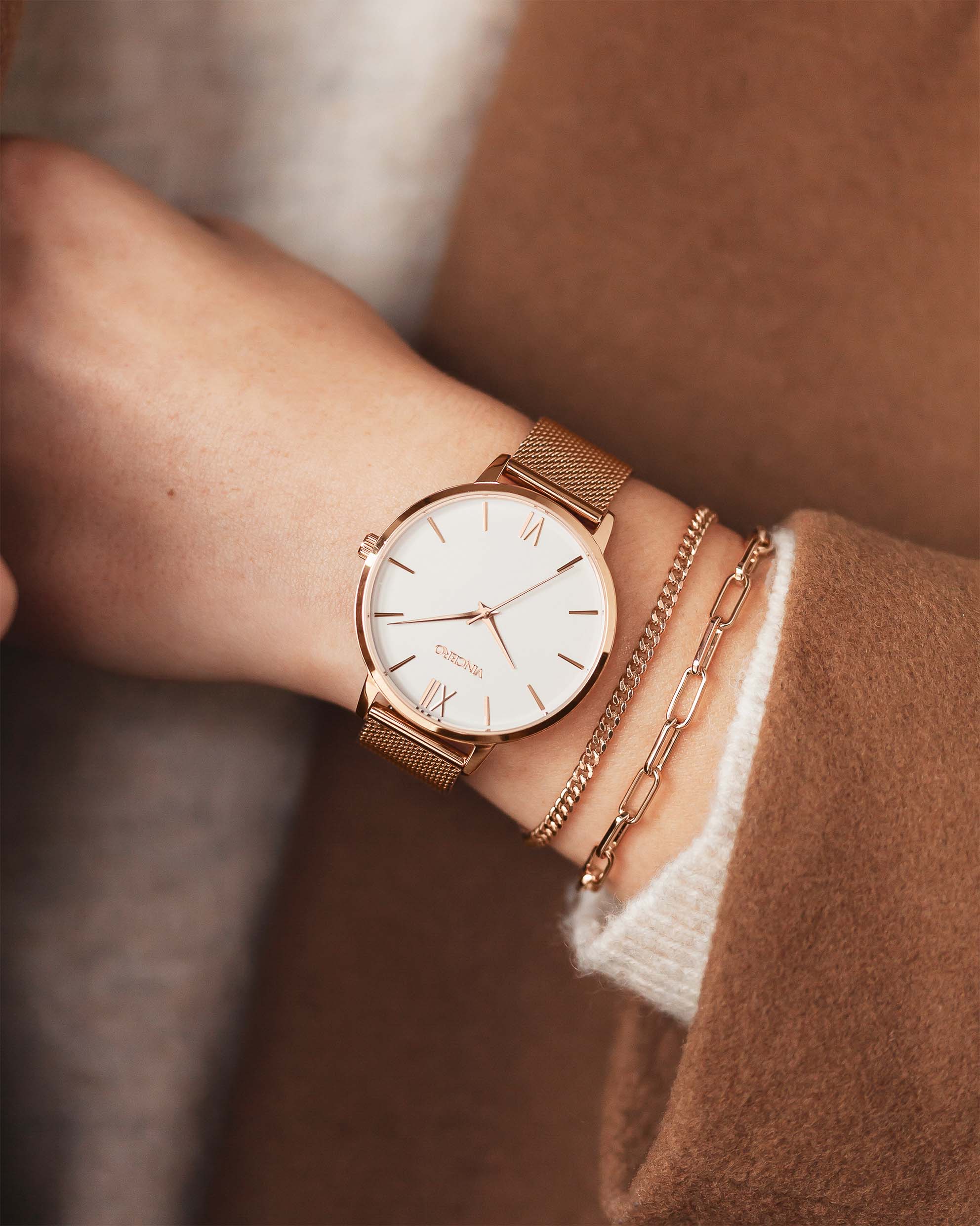 Watch and bracelet sets | Womens watches luxury, Rose gold watches, Fashion  watches