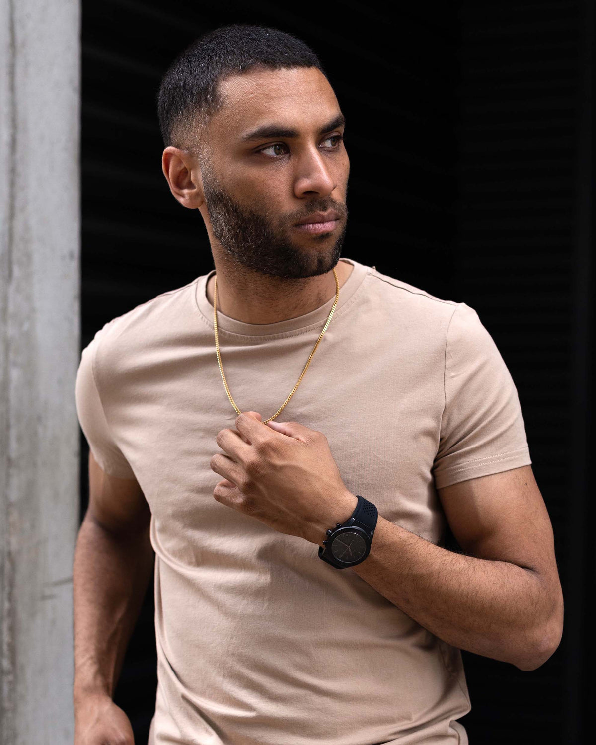 Men's Luxury Gold Curb Chain Necklace with Parrot Clasp