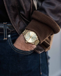Mens Icon Automatic All Gold Watch
