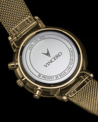 Kleio 316L Stainless Steel Caseback with Veni Vidi Vici Live Your Legacy Engraving