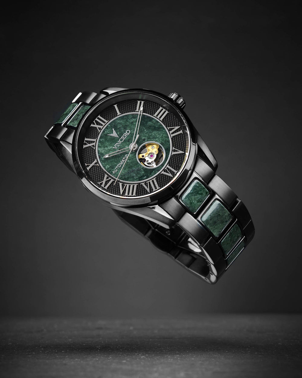 Italian Marble Automatic - Black Verde