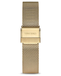 Eros Gold 316L Stainless Steel Mesh Strap 