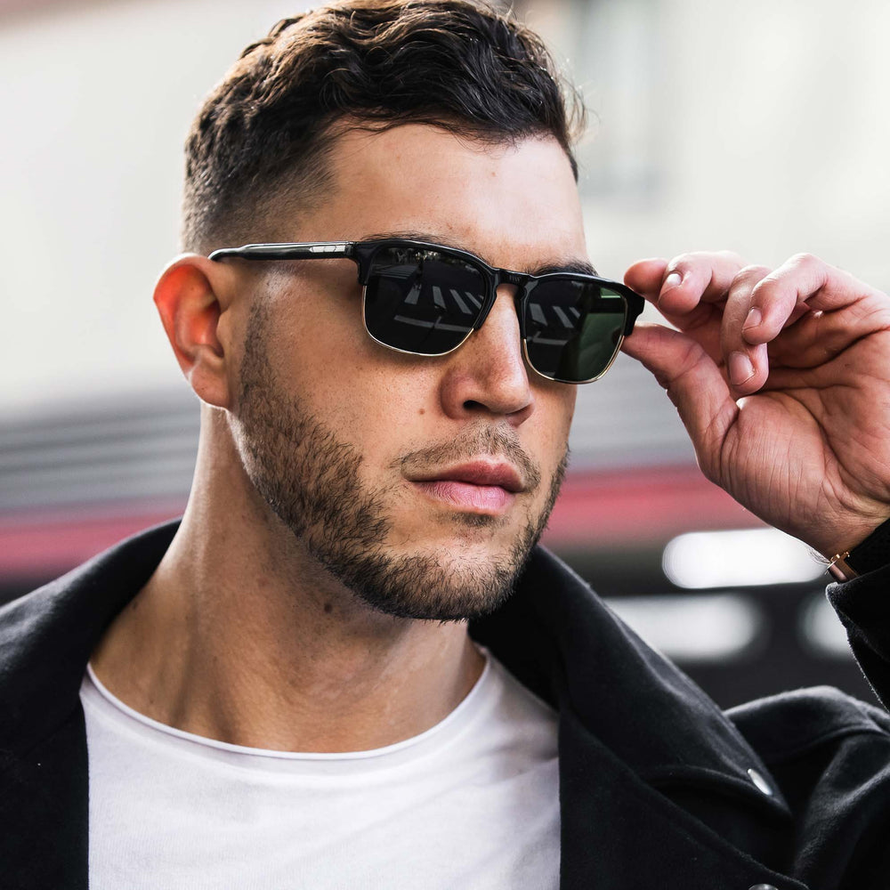 Black gold sale sunglasses mens